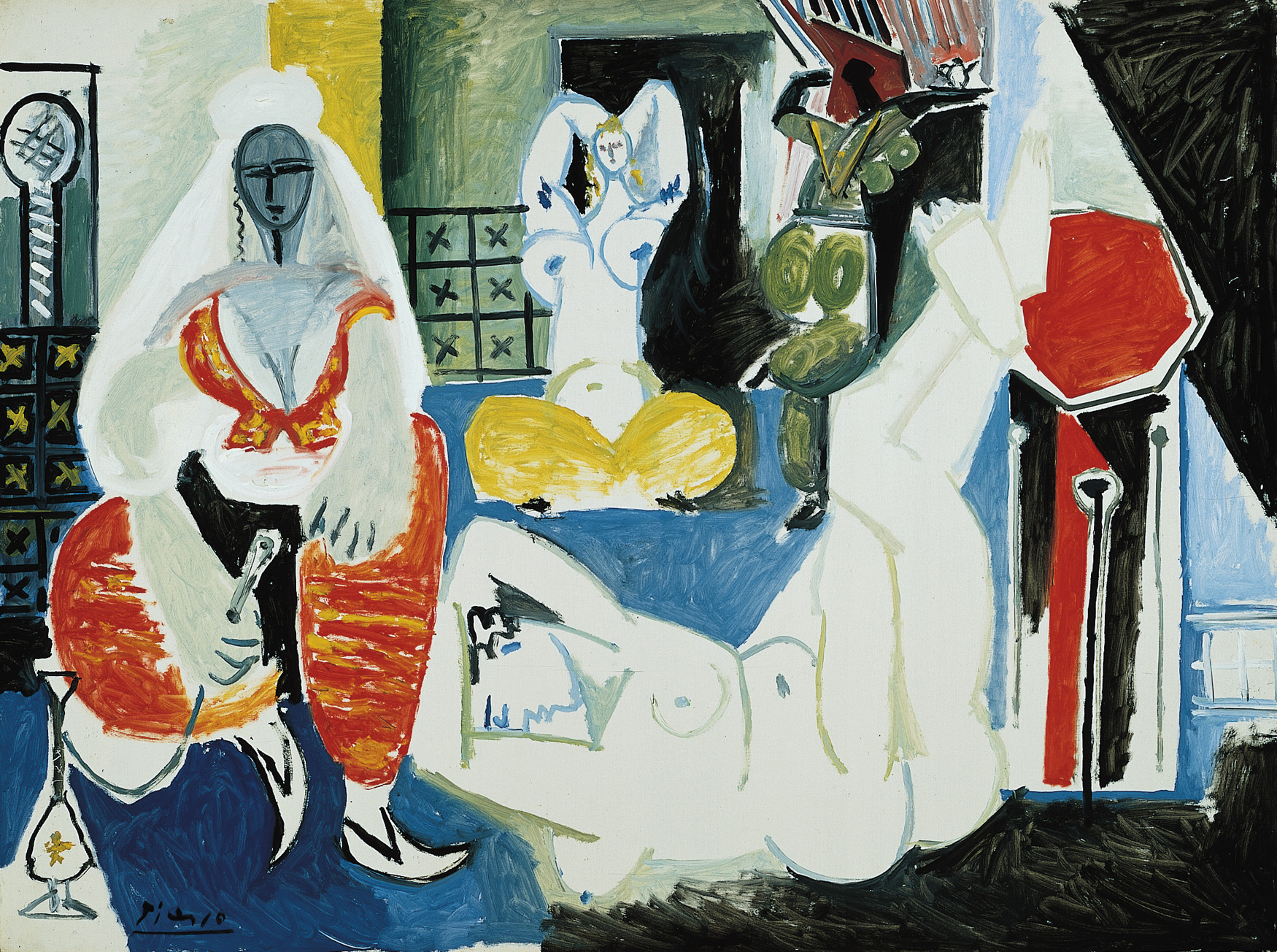 Pablo Picasso (Spanish, 1881-1973) Women of Algiers, Version “I”, January 25, 1955 Oil on canvas 38-1/8 x 51-1/8 in. (96.8 x 129.9 cm) Norton Simon Art Foundation © 2019 Estate of Pablo Picasso / Artists Rights Society (ARS), New York