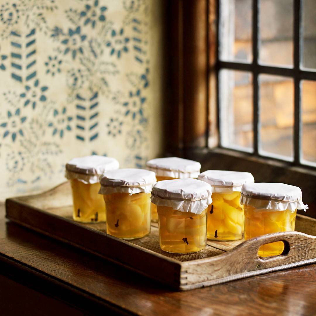 Pickled pears at Great Dixter by Andrew Montgomery