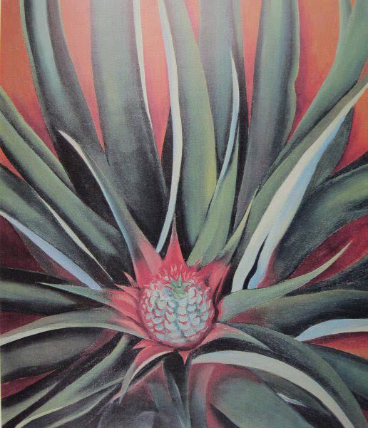 Pineapple Bud (1939) by Georgia O'Keeffe. Image courtesy of a private collection, © 2018 Georgia O’Keeffe Museum/Artists Rights Society (ARS), New York.