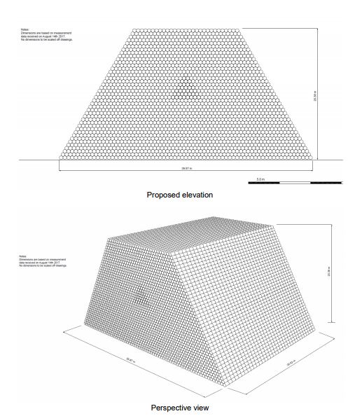 Illustrations from the Mastaba planning application