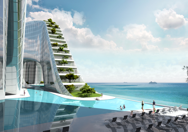 Planning Korea's proposed resort in Gangneung. Images courtesy of Planning Korea