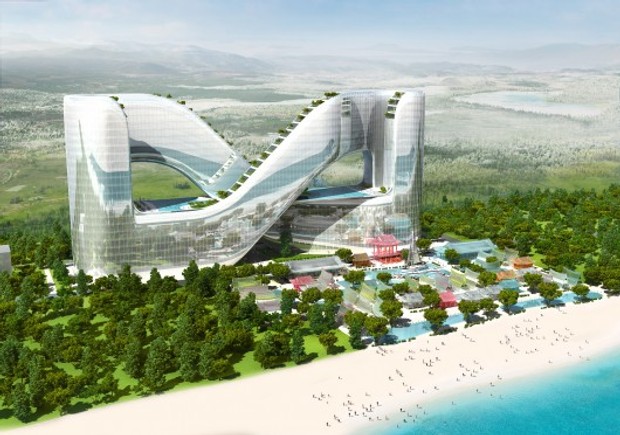 Planning Korea's proposed resort in Gangneung. Images courtesy of Planning Korea