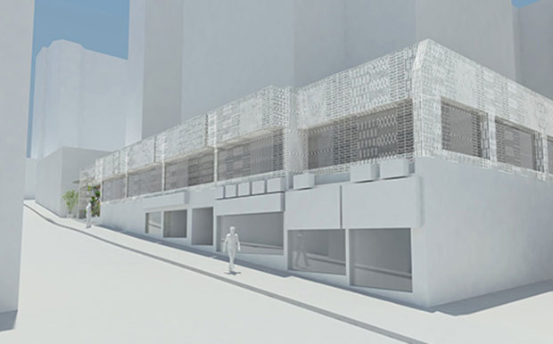 A rendering for Potato Head Hong Kong by Sou Fujimoto, courtesy of Potato Head.