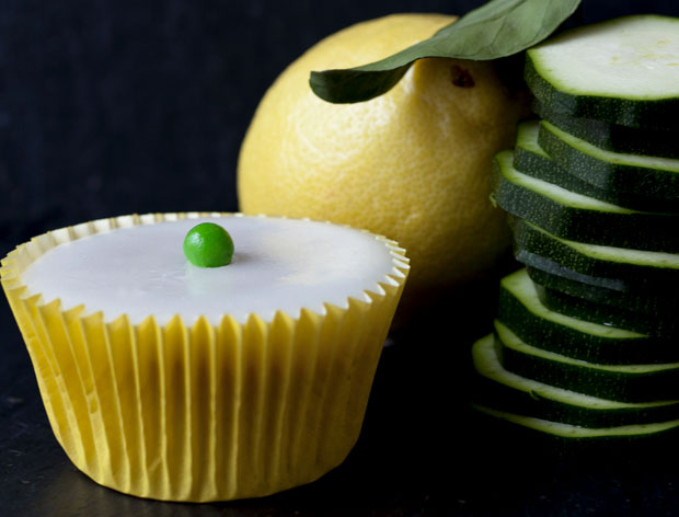 A sweet idea: Petit Pois Cakes made from vegetables