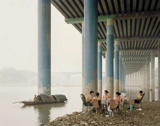 Chongqing IV (Sunday Picnic) (2006) by Nadav Kander