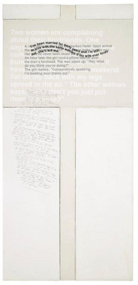 Untitled (Protest Painting)  (1986) by Richard Prince