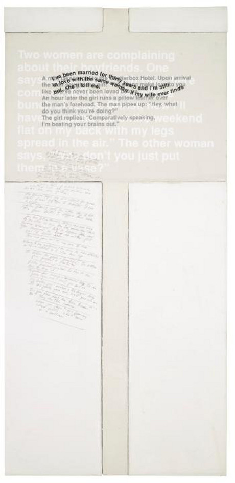 Untitled (Protest Painting) (1986) by Richard Prince