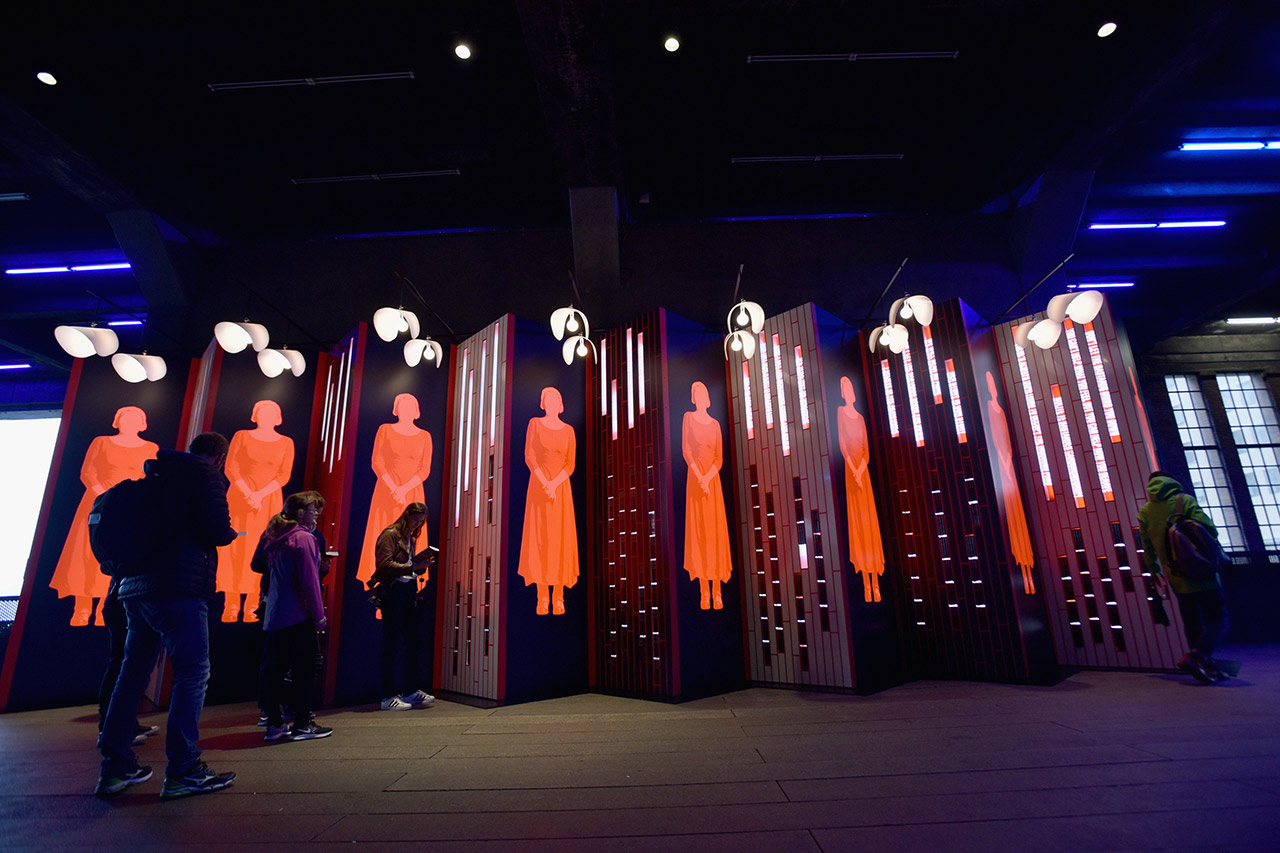 The Handmaid’s Tale installation on the High Line.