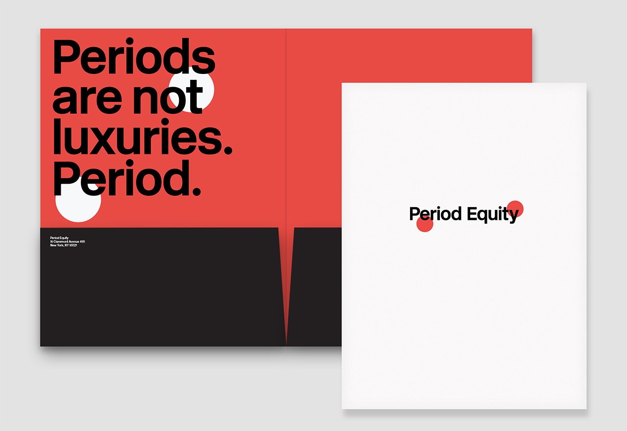 Pentagram's identity for Period Equity