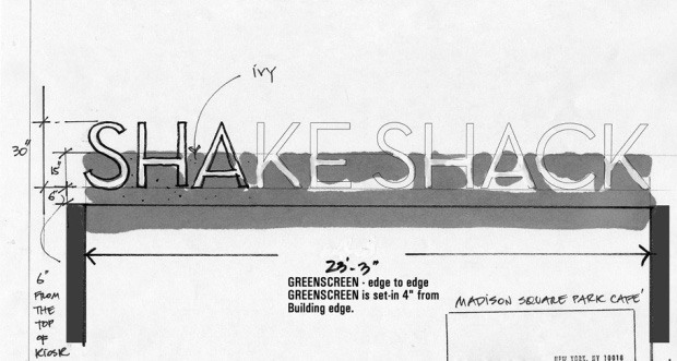 Examples of Shack Shack branding, courtesy of Pentagram.com