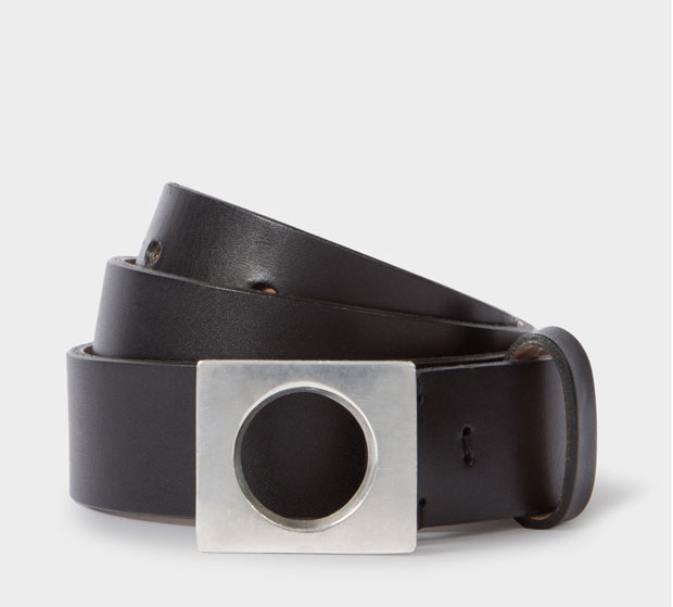 For her: Women's Black Leather 'Gordon' Belt