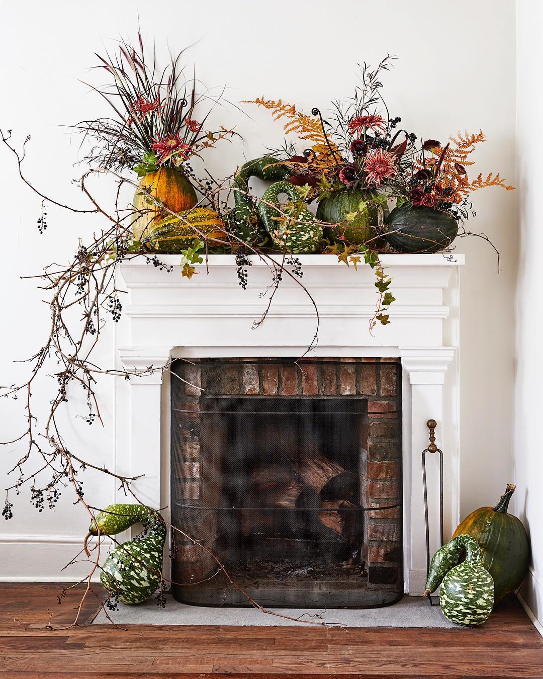 Putnam & Putnam's decorative mantel in this month's issue of Martha Stewart Living. Image courtesy of Putnam & Putnam's Instagram