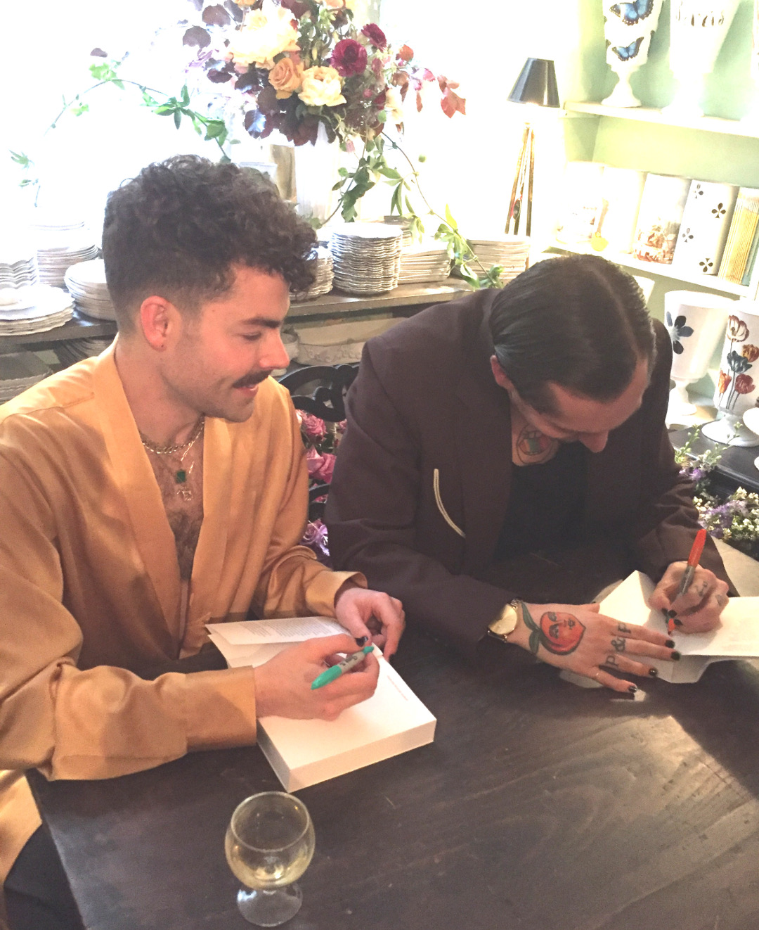 Mikey and Darroch Putnam at Astier de Villatte in Paris