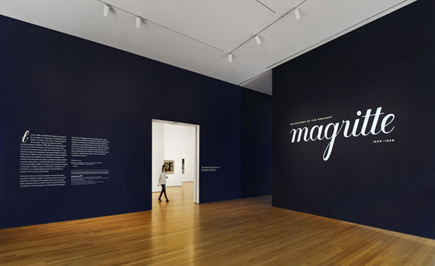 MoMA's Magritte signage