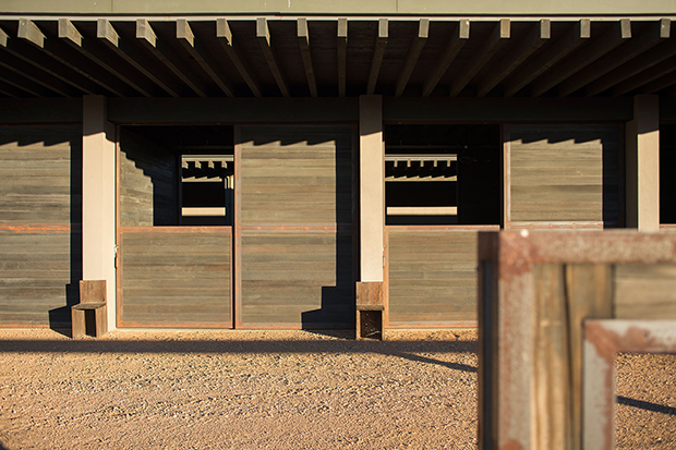 Tom Ford's Santa Fe ranch, designed by Tadao Ando. Courtesy of the Kevin Bobolsky Group.