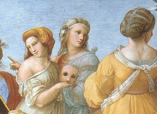 Detail from The Parnassus (1511) by Raphael
