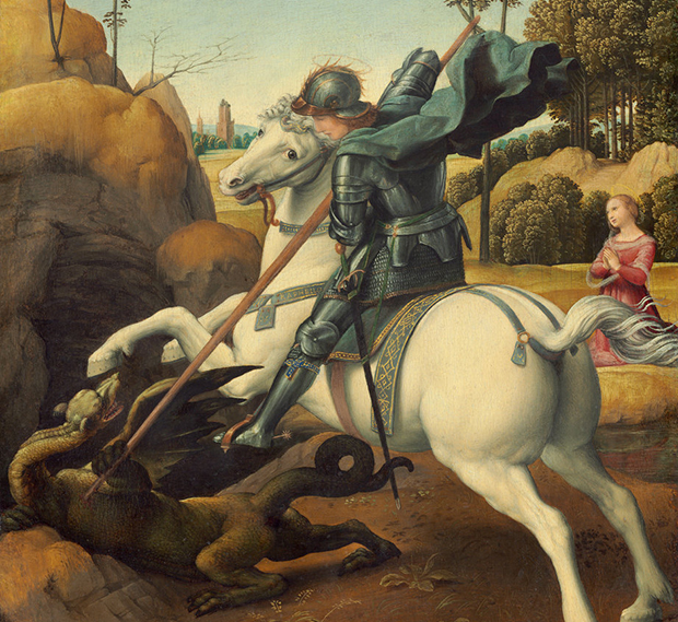 When Raphael painted St George