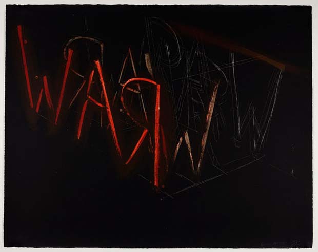 Raw War (1971) by Bruce Nauman