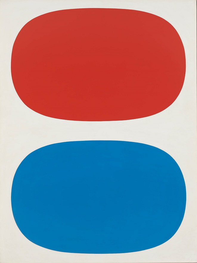 Ellsworth Kelly (1923-2015) Red, White and Blue, 1961 Oil on linen 88 1/4 x 66 9/16 in. (224.2 x 169.1 cm) Whitney Museum of American Art, New York Gift of Betty Parsons 70.1582 © Ellsworth Kelly