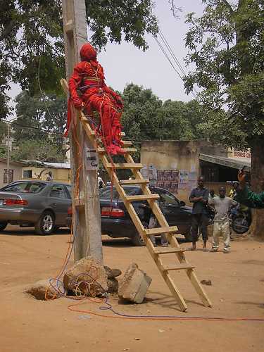 Red Light (2009) by Jelili Atiku