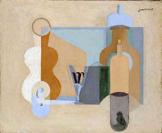 Bottle of Red Wine (1922) by Le Corbusier. From Le Corbusier Le Grand