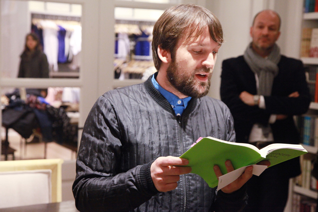 Redzepi reading from A Work In Progress in New York, 2013