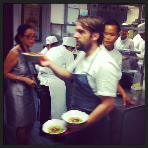 Redzepi at Namh, Bangkok during last year's event. Image courtesy of Lara Dunston's Instagram