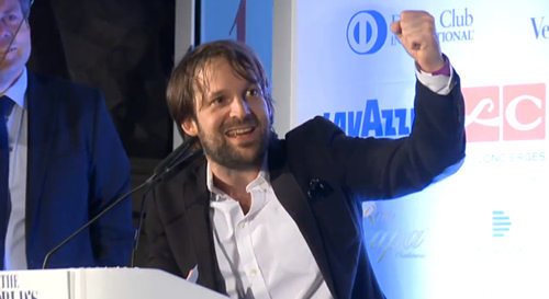 Yes! René Redzepi at The 50 Best Restauarant Awards last night