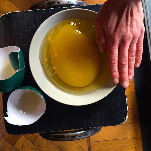An emu egg. Image courtesy of René Redzepi's Instagram