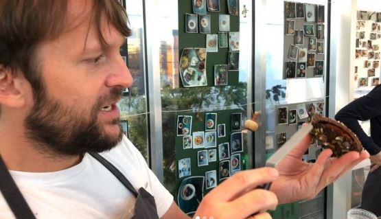 Noma chef René Redzepi. Image courtesy of Olafur Eliasson's Instagram