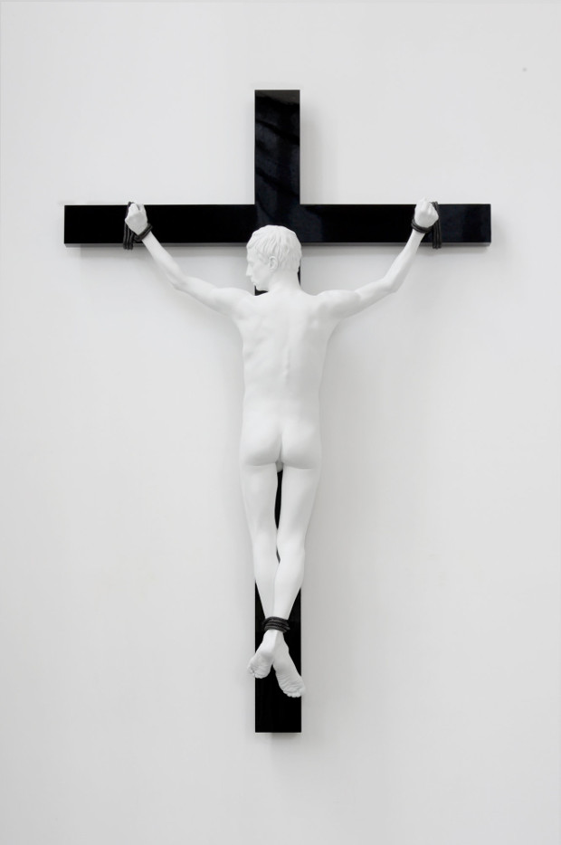 Revised Crucifix (2016) by Elmgreen & Dragset. From The Others. Image courtesy of König Galerie