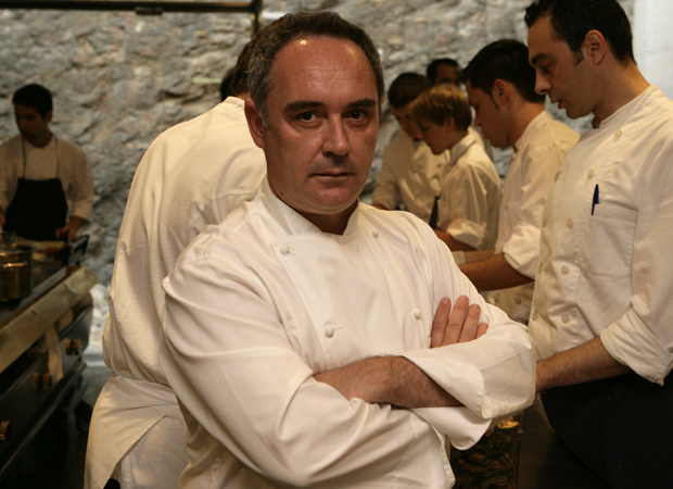 Ferran Adria - no fan of airport food