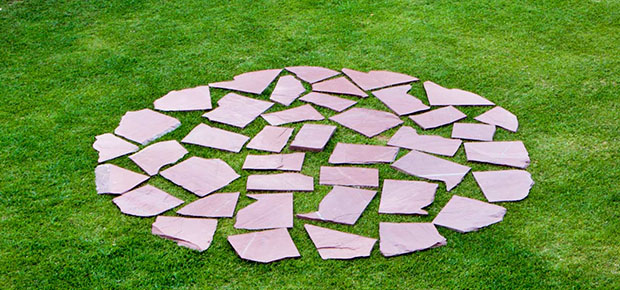 Red Slate Circle (1978) by Richard Long at Heart