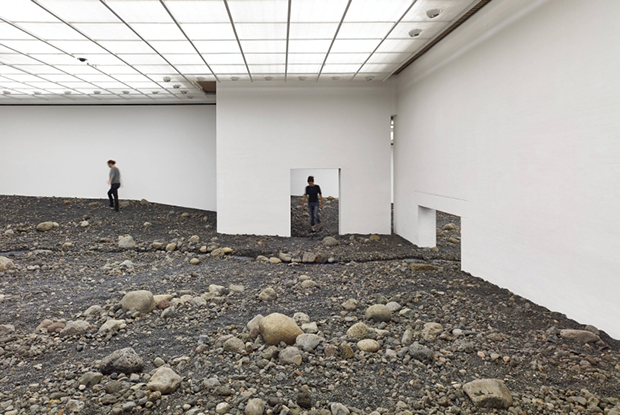 Riverbed (2014) by Olafur Eliasson. Installation view. Photo by Anders Sune Berg, courtesy of the Louisiana Museum of Modern Art, Humlebæk