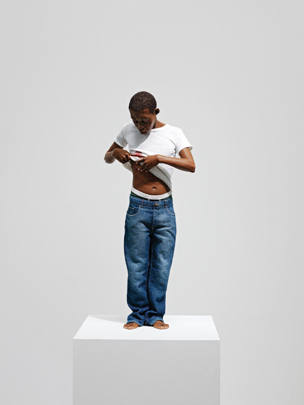 Youth (2009) by Ron Mueck. From The Others. Image courtesy of König Galerie