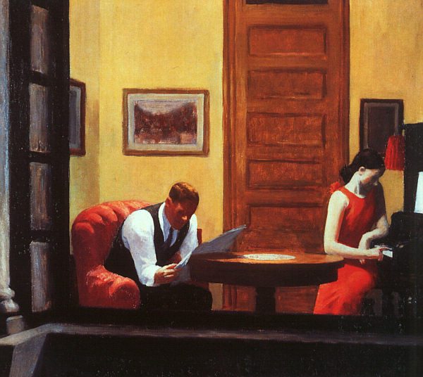 Room in New York (1932) by Edward Hopper