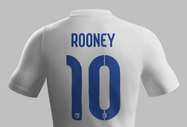 Neville Brody creates typography for new England kit