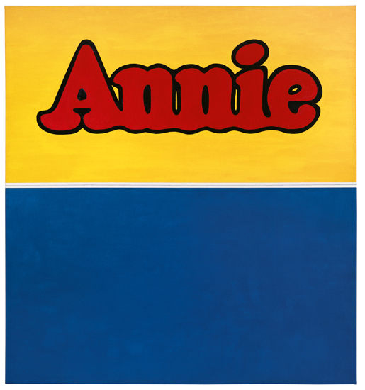 Annie (1962) by Ed Ruscha