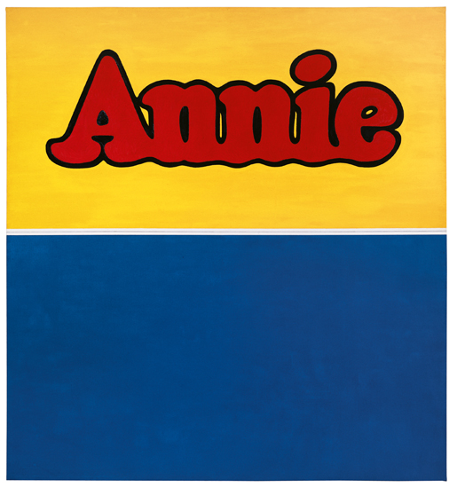 Ed Ruscha, Annie (1962)