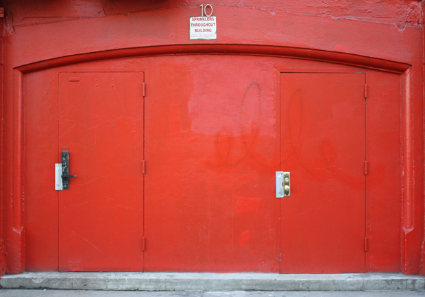 S2A's anonymous red door