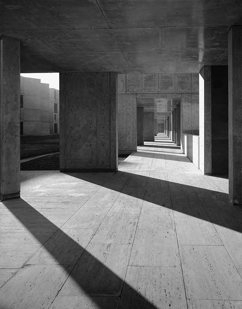 The Salk Institute by Louis Kahn, as photographed by Marvin Rand