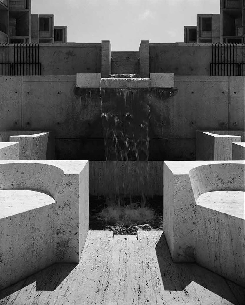 The Salk Institute by Louis Kahn, as photographed by Marvin Rand