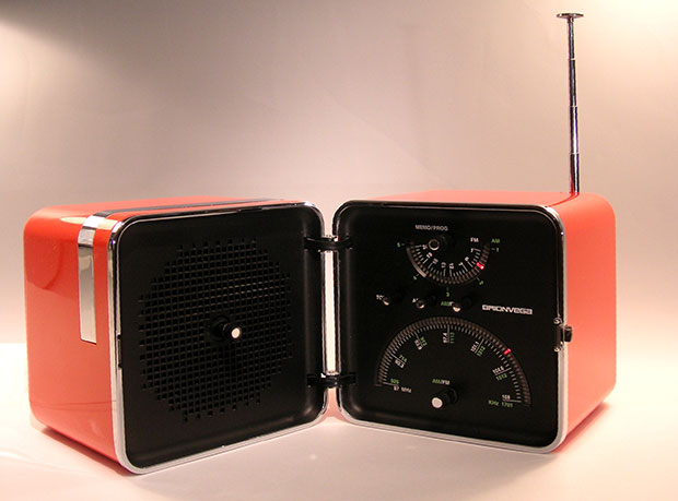 TS502 Cube radio, designed in 1963 by Marco Zanuso and Richard Sapper. Estimate: £150 - £250. From our Richard Sapper book