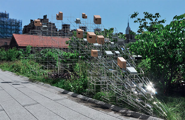 Sarah Sze Still Life with Landscape (Model for a Habitat) (2011) by Sarah Sze