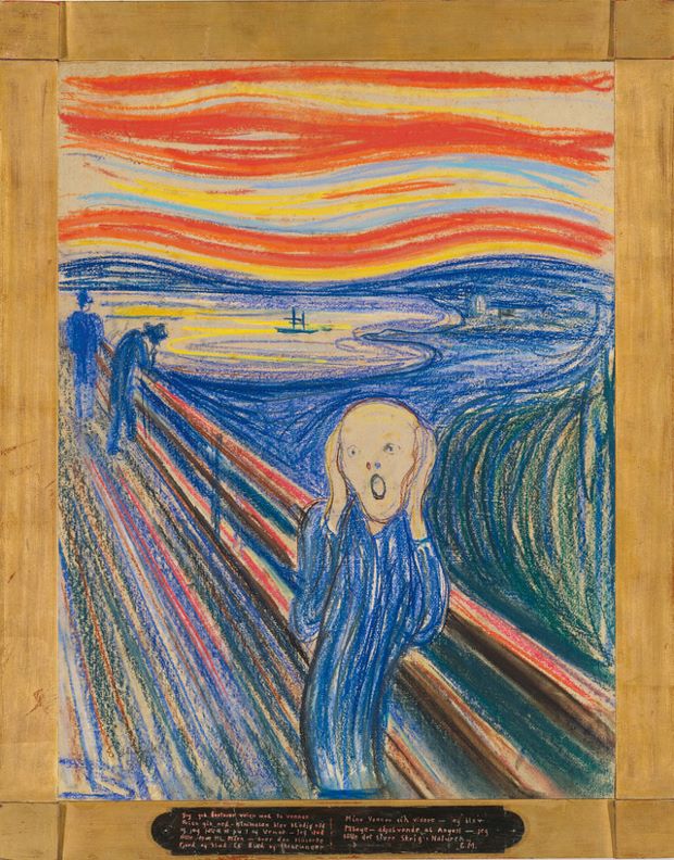 The Scream (1893) by Edvard Munch