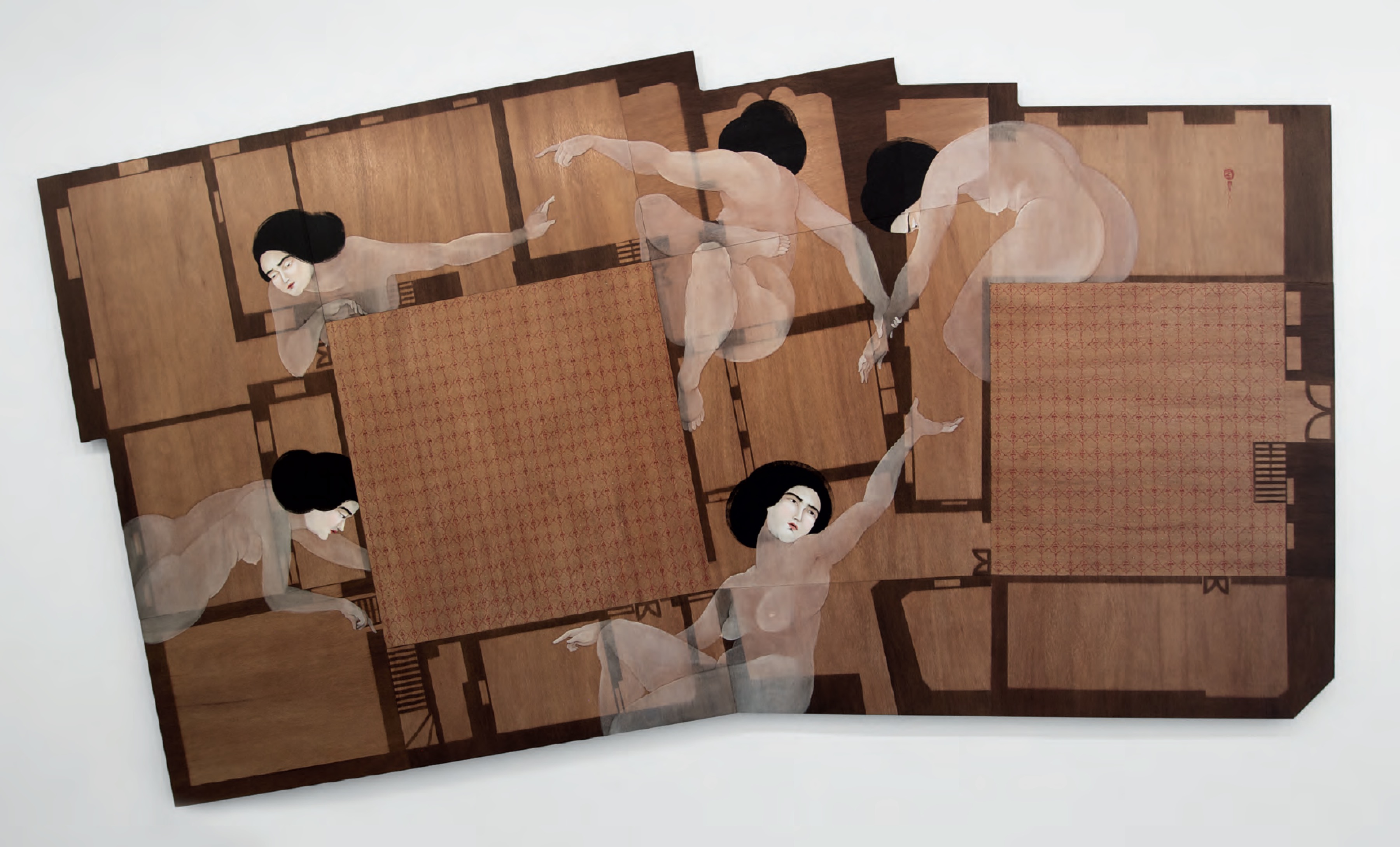 Hayv Kahraman - Bab el Sheikh, 2013 - Courtesy the artist, The Third Line, Dubai and Jack Shainman Gallery, New York