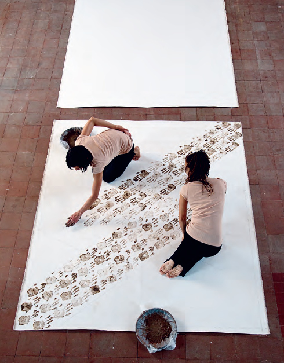 Being Human Being with Jeannette Ehlers, 2014 5-hour performance in ‘Being Human Being 1’ exhibition, Kunsthal Nikolaj, Copenhagen