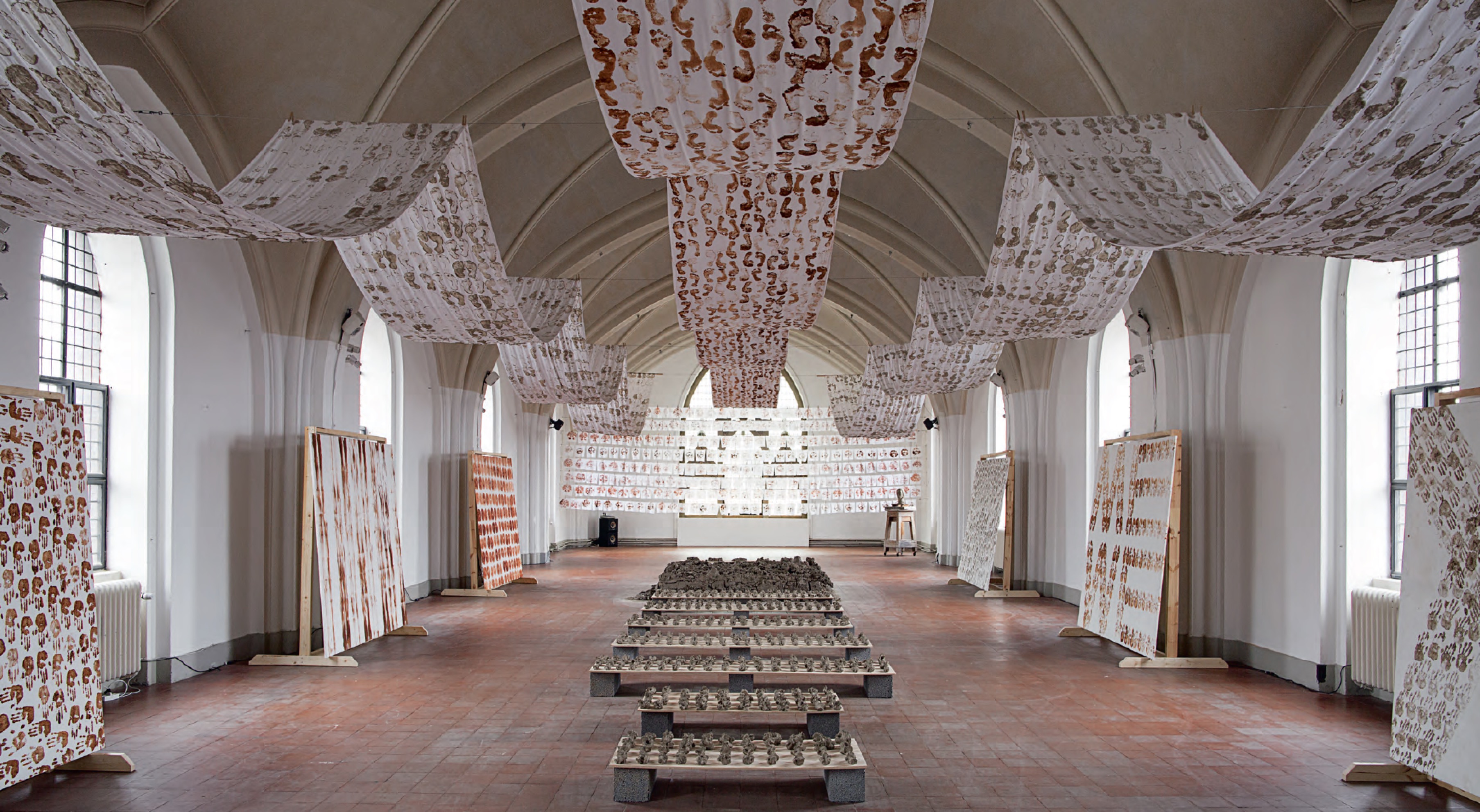 Installation view, ‘Being Human Being’ exhibition 2014, Kunsthal Nikolaj, Copenhagen