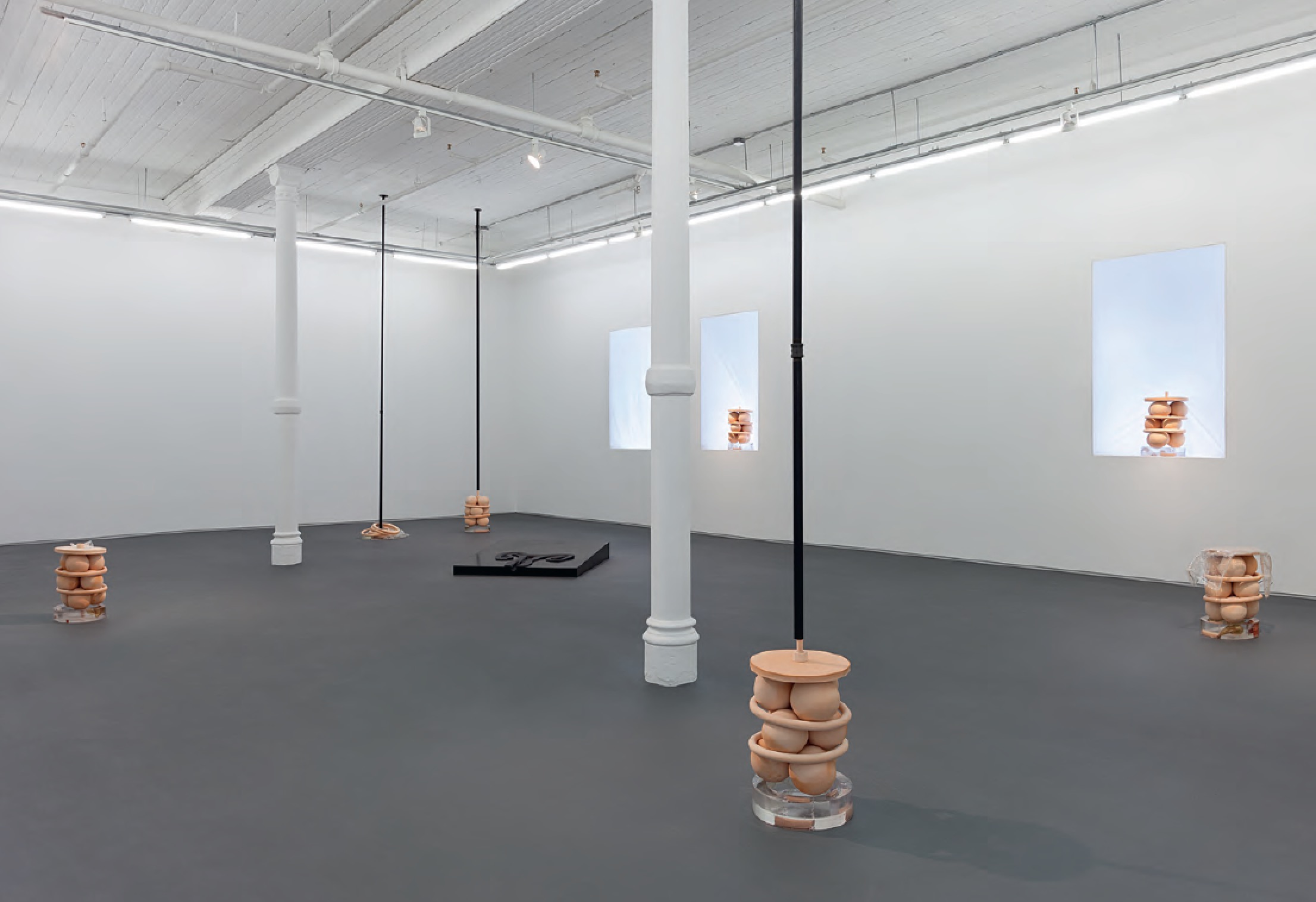 Installation view, ‘Conflict (process)’ exhibition, 47 Canal, New York, 2015 - Alisa Baremboym