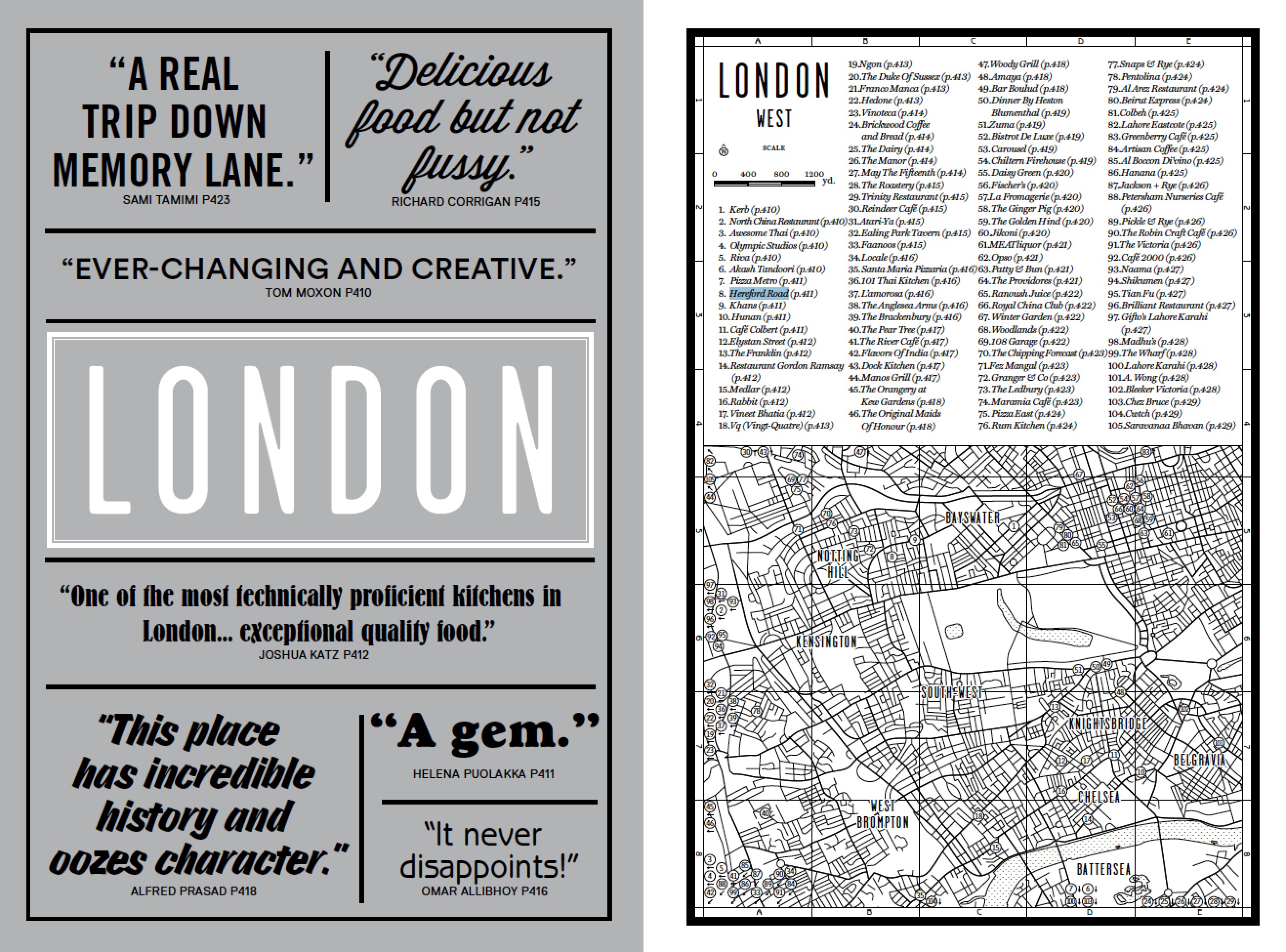 The London introduction from Where Chefs Eat